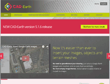 Tablet Screenshot of cad-earth.com